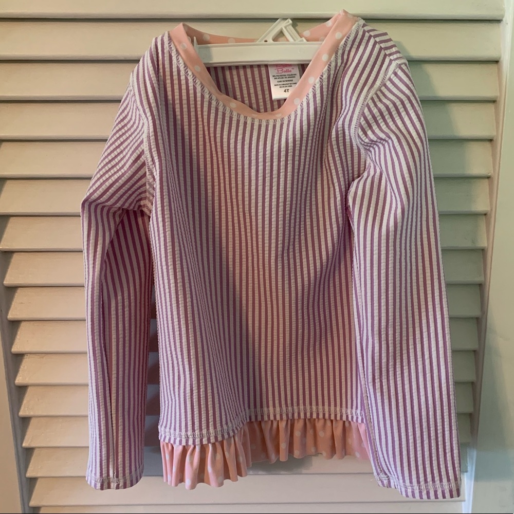 Girls Swim Shirt w/ Matching Bottoms